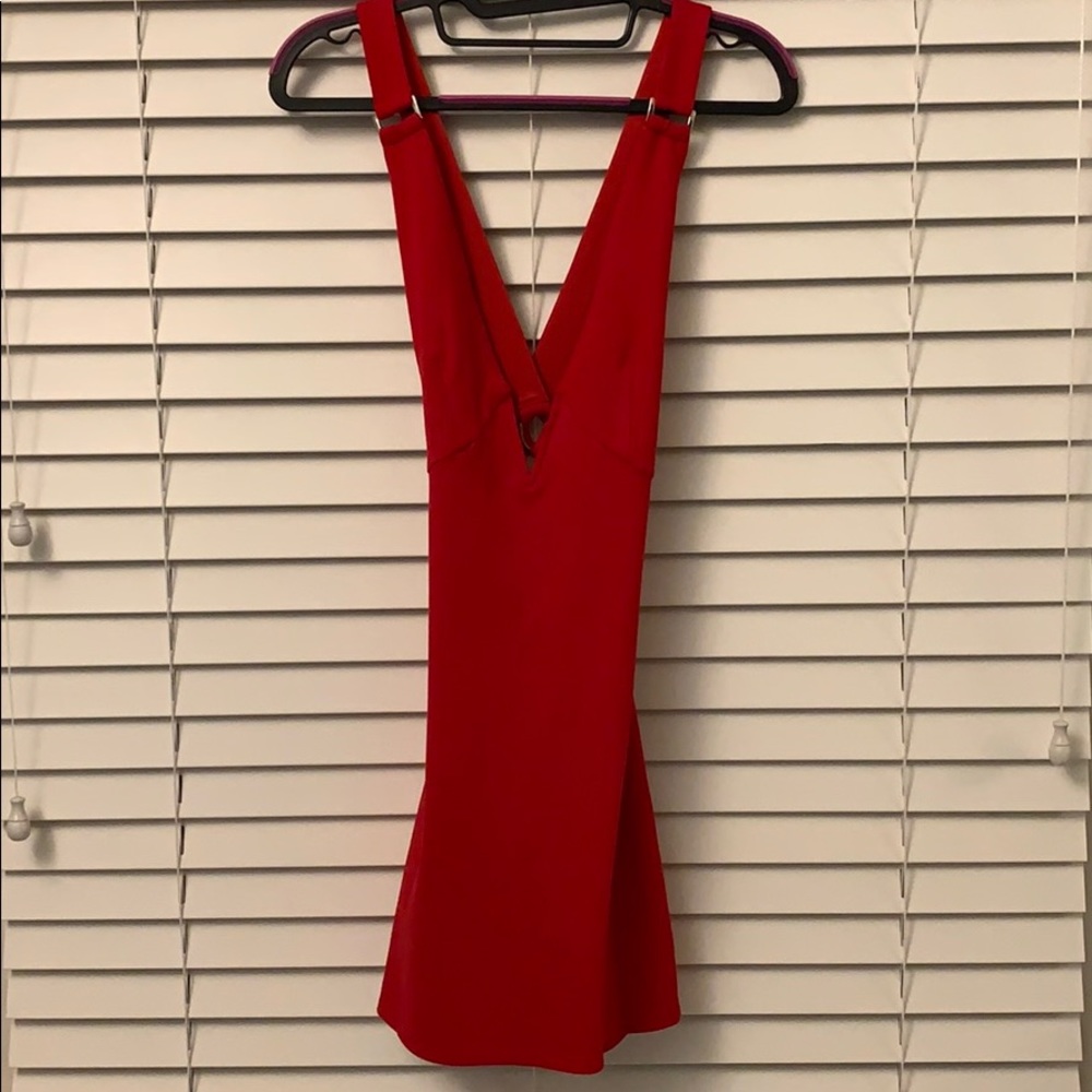 RED HOT body-con dress
